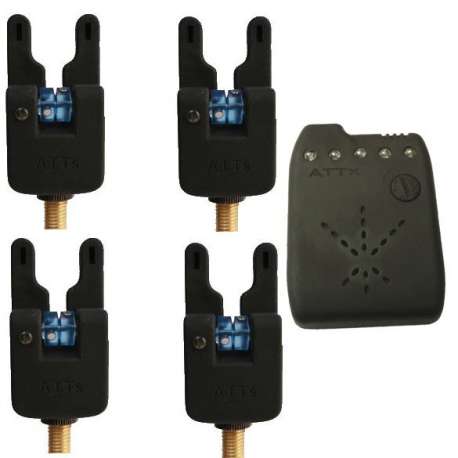 Pack 4 détecteurs bleu + centrale Atxx V2 bleu