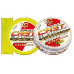 Nylon T force master cast jaune fluo carpe et Surfcasting 1200m