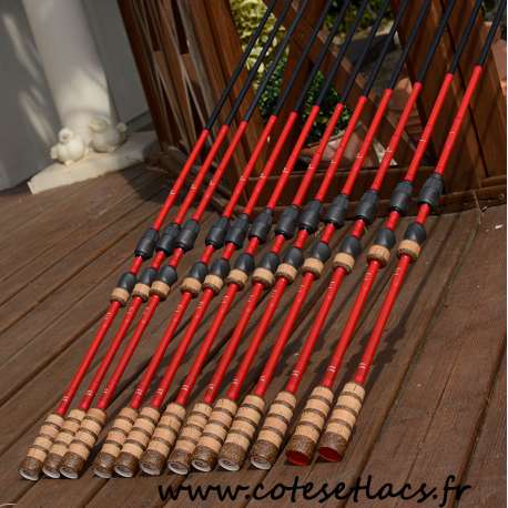 Canne drop shot 2 brins inégaux 2.20m unground 5-30g