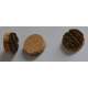 Lot de 3 rondelles de liège brutes 34mm qualité extra