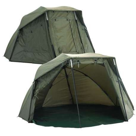 parapluie tente à façade zippée K carp excellence brolly Trabucco