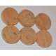 Les 6 disques de liège extra face1 avec ou sans trou central 31.5x6.5mm