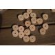 Les 6 Rondelles de liège top flor origine france Avec trou central 6mm -31.5x12.5
