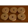 Les 6 disques de liège top flor avec trou central 6mm - 31.5x6.5mm