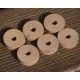 les 6 rondelles de liege top flor 25.5mm x 6.5mm trou central 6mm